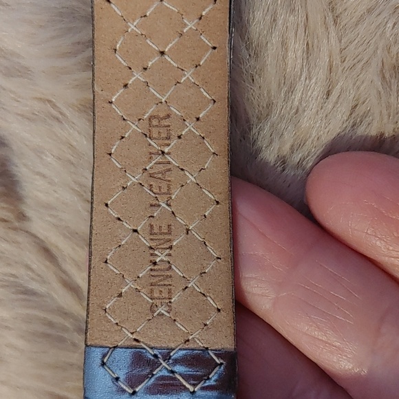 Vintage Wayne Clark Quartz Square Face Watch with Crystals and Leather Strap - Picture 8 of 13